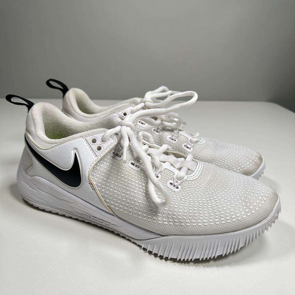 Nike Zoom HyperAce 2 Women’s 8 White Black Volleyball Shoes AA0286-100